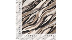 Viscose Twill Print - Waves, Sand