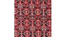 Viscose Twill Print - Damascus, Red