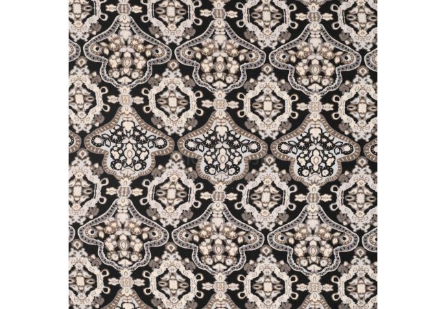 Viscose Twill Print - Damascus, Sand