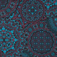 Viscose Stretch Print - Marrakesh, Petrol