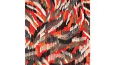 Viscose Stretch Print - Typhoon, Red