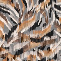 Viscose Stretch Print - Typhoon, Sand