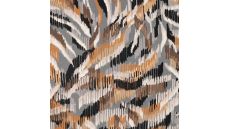 Viscose Stretch Print - Typhoon, Sand