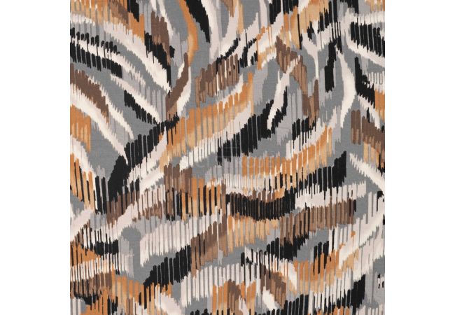 Viscose Stretch Print - Typhoon, Sand