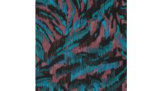 Viscose Stretch Print - Typhoon, Petrol