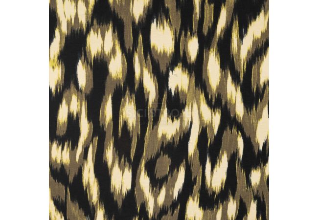 Viscose Stretch Print - Corn, Khaki