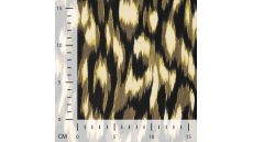 Viscose Stretch Print - Corn, Khaki