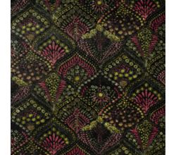 Velour Print - Casablanca, Lime