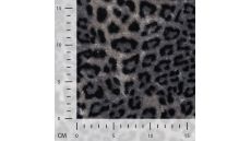 Velour Print - Panther, Silver Grey