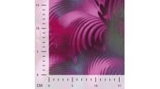 Nylon Mesh Print - Curly, Cyclam