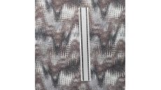 Rayon Spun Satin Print - Zigzag, Sand