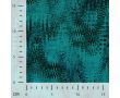 Rayon Spun Satin Print - Zigzag, Petrol