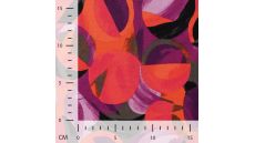 Rayon Spun Satin Print - Dots, Fuchsia