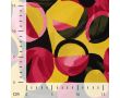 Rayon Spun Satin Print - Dots, Lime