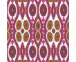 French Terry Print - Ethnic, Touch Fuchsia