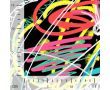 French Terry Print - Sketching Print, Black