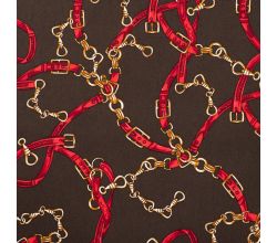 Cotton Elastan Print - Langgerold