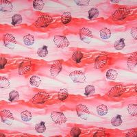 Satin Print - Shells, Coral