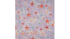Crepe Print - Sea Life, Lilac