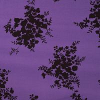 Fine Crepe Print - Purple
