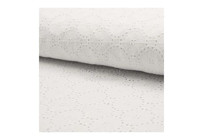 Cotton Embroidery De Luxe - White