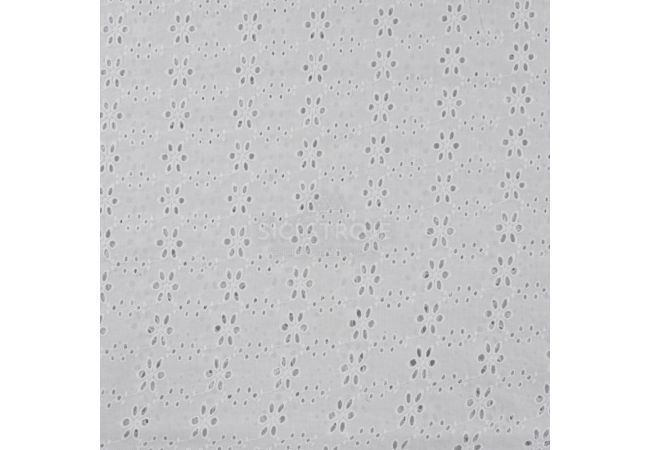 Cotton Embroidery De Luxe - White