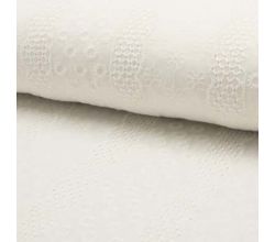 Cotton Embroidery - Ecru