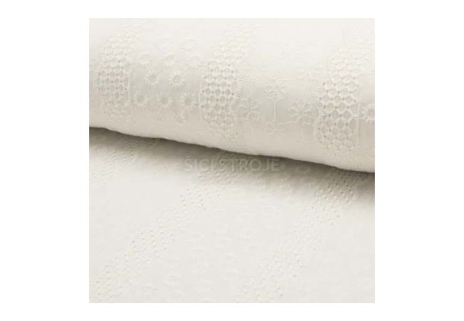 Cotton Embroidery - Ecru