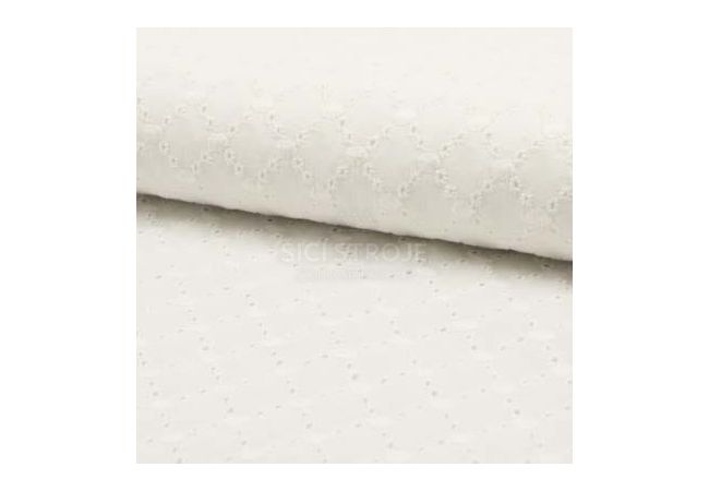 Cotton Embroidery - Ecru