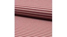 Bamboo Bengaline Stripe - Red