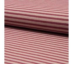 Bamboo Bengaline Stripe - Red