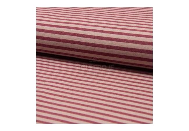 Bamboo Bengaline Stripe - Red