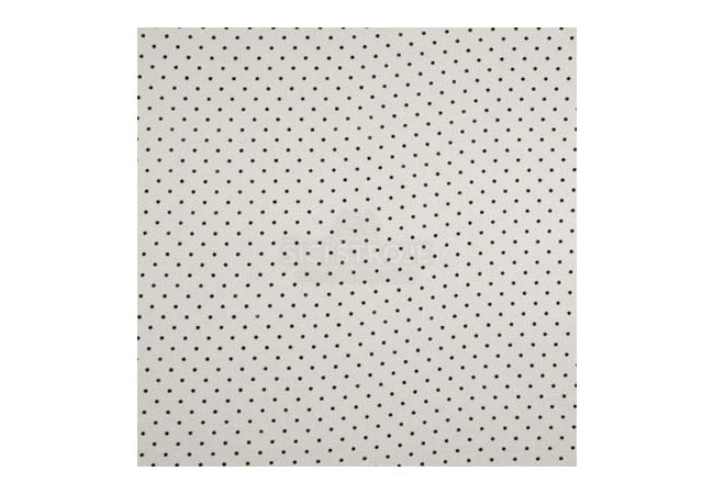 Chifone Dots - White Black