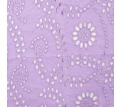 Cotton Embroidery - Lilac