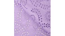Cotton Embroidery - Lilac