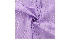 Cotton Embroidery - Lilac