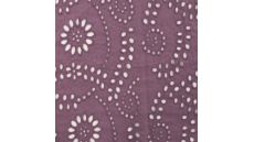 Cotton Embroidery - Mauve