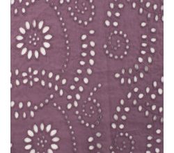 Cotton Embroidery - Mauve