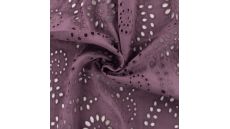 Cotton Embroidery - Mauve