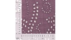 Cotton Embroidery - Mauve