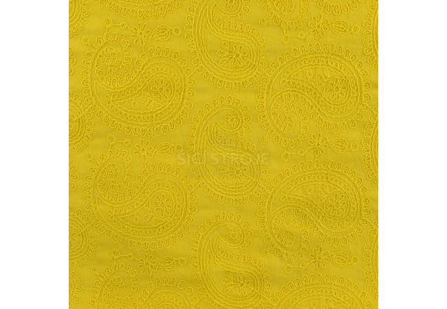 Cotton Embroidery Evy - Yellow