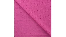 Crincle Embroidery - Fuchsia