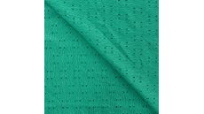 Crincle Embroidery - Emerald