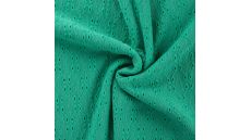 Crincle Embroidery - Emerald