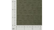 Crincle Embroidery - Army