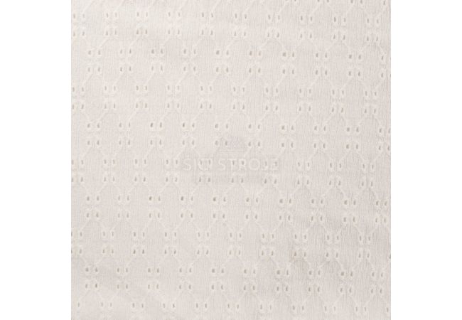 Crincle Embroidery - Optical White