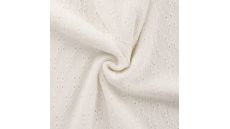 Crincle Embroidery - Optical White