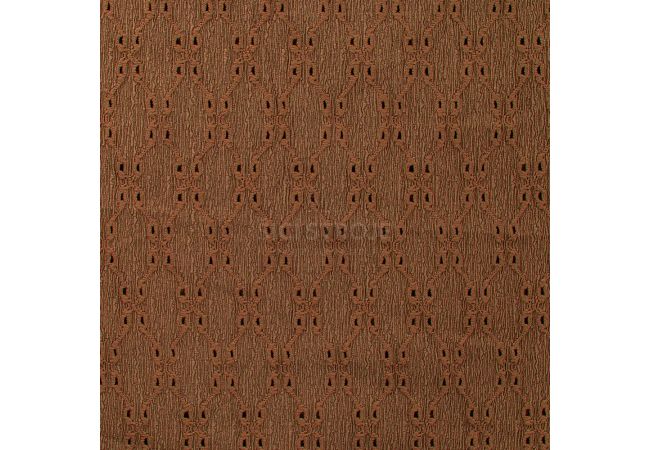 Crincle Embroidery - Gold Brown