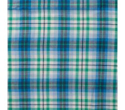 Bambino Check - Emerald Aqua