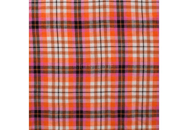 Bambino Check - Orange/Fuchsia
